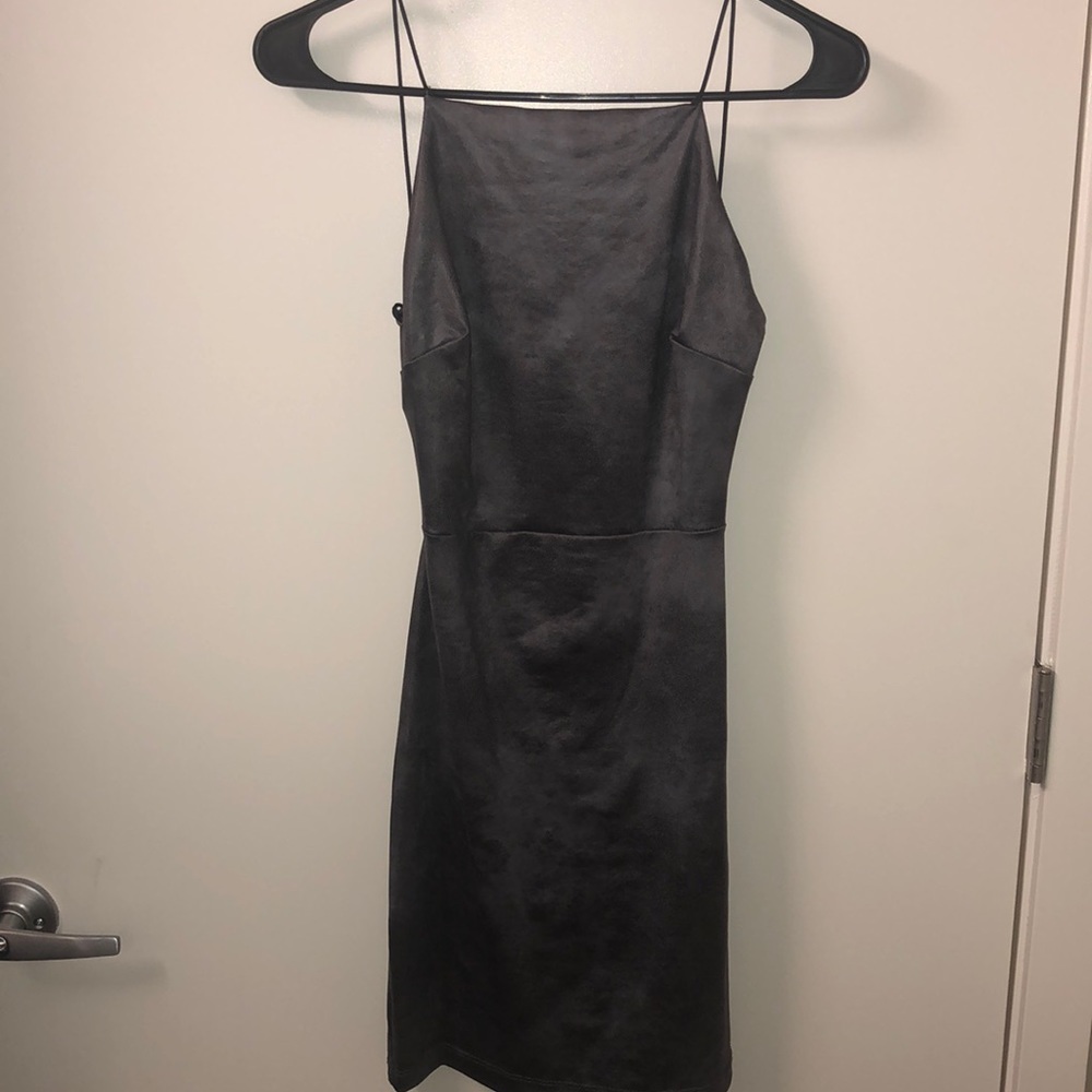 Slate Grey party dress.